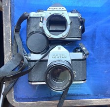 Pentax ME 35mm SLR Film Camera body -and Honeywell Pentax camera with 49mm lens