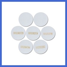100Pcs 125KHz EM4100 ID RFID compatible cards  25mm Printed number
