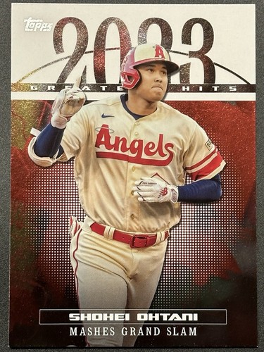 Shohei Ohtani 2024 Topps 2023 Greatest Hits #23GH-12 Los Angeles Angels