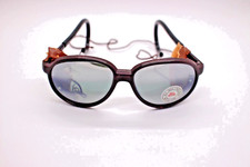 UNBRANDED SUNGLASSES IMPACT RESISTANT BROWN FRAME /SILVER MIRROR
