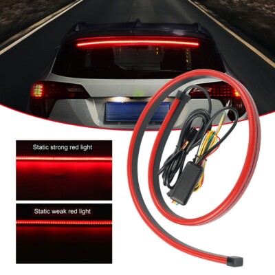 Auto Rot LED Hinten 3. Stop Bremsleiste Licht Fahrwarnung Blinker Lampe 12V