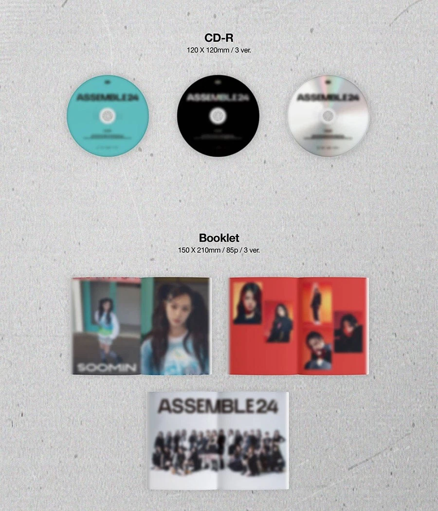 TRIPLES ASSEMBLE24 Album 3 Ver SET/3CD+3 Book+3 Objekt+9