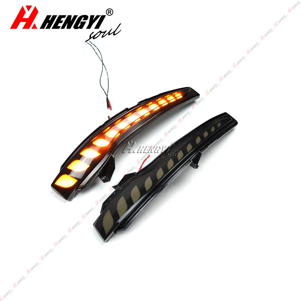 For Mercedes Benz W205 W213 W222 Sequential LED Side Mirror Turn Signal Light - Image 2 of 4