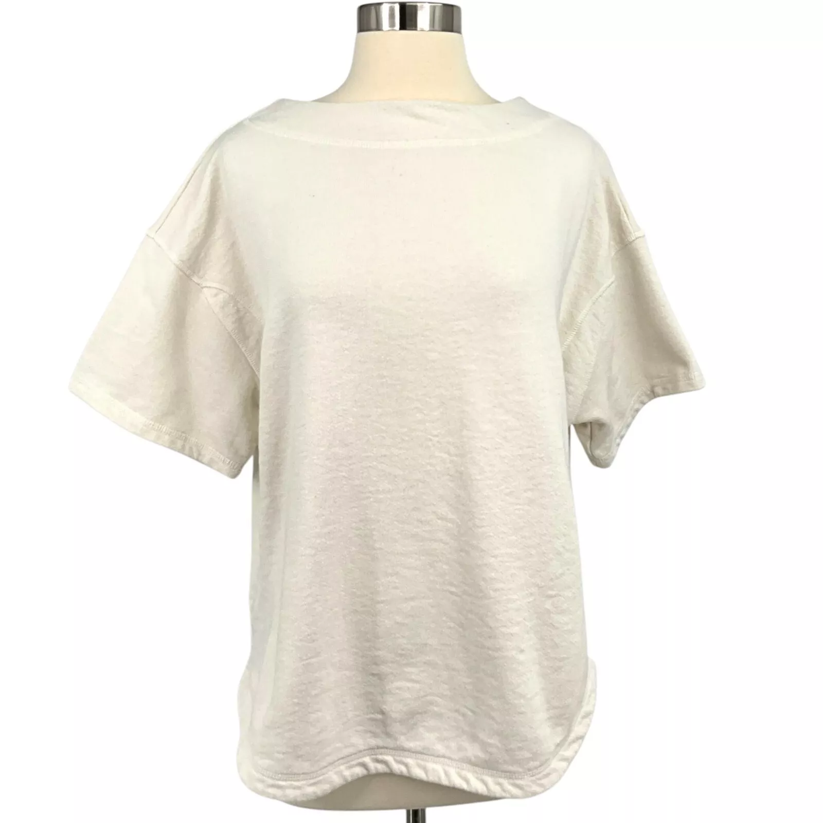 free-people-movement short sleeve pockets lounge casual sweatshirt