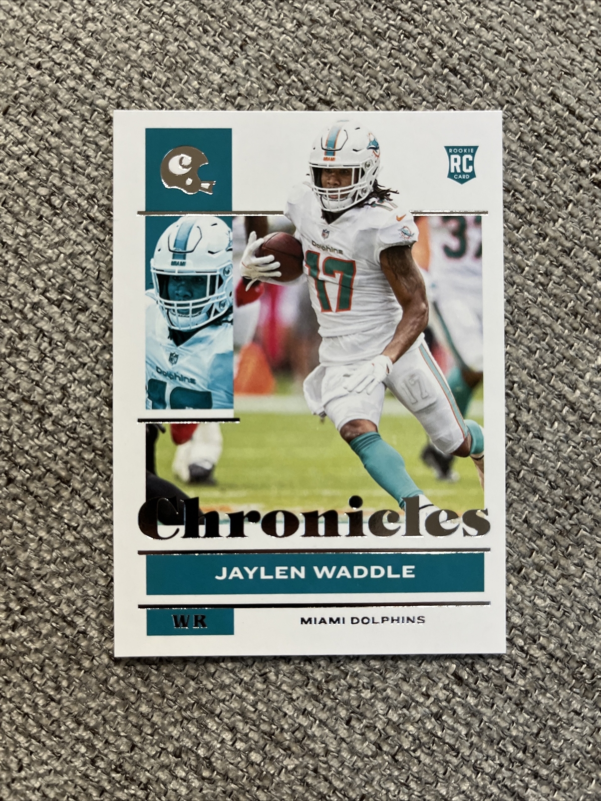 2021 Panini NFL Chronicles Football Jaylen Waddle RC #76 Miami Dolphins Rookie