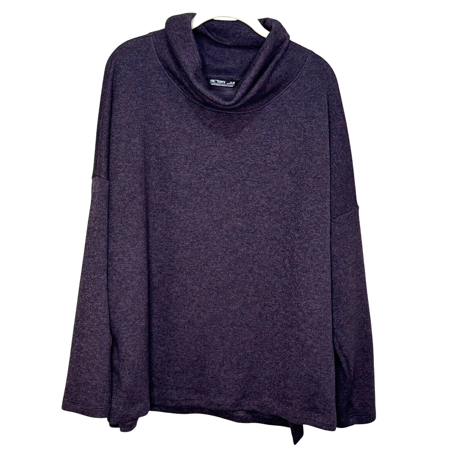 Maglione Arc'teryx Laina taglia XL donna nero zaffiro collo a imbuto