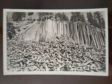 RPPC - Devil's Post Pile National Monument, CA - 1951, Rough Edges
