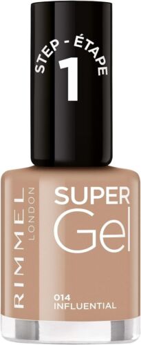 RIMMEL LONDON SUPER GEL NAIL POLISH VARNISH SHADE 014 INFLUENTIAL NEW - Picture 1 of 1