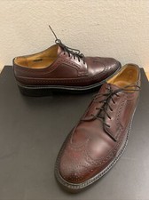 FLORSHEIM IMPERIAL 93605 Shell Cordovan BURGUNDY WINGTIP Men  s Sz 7 D