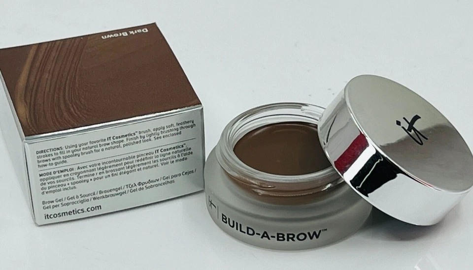 IT Build-A-Brow (Dark Brown) Waterproof 5-in-1 Creme Gel Stain - 0.12oz/3.5gNIB - Image 4 of 4