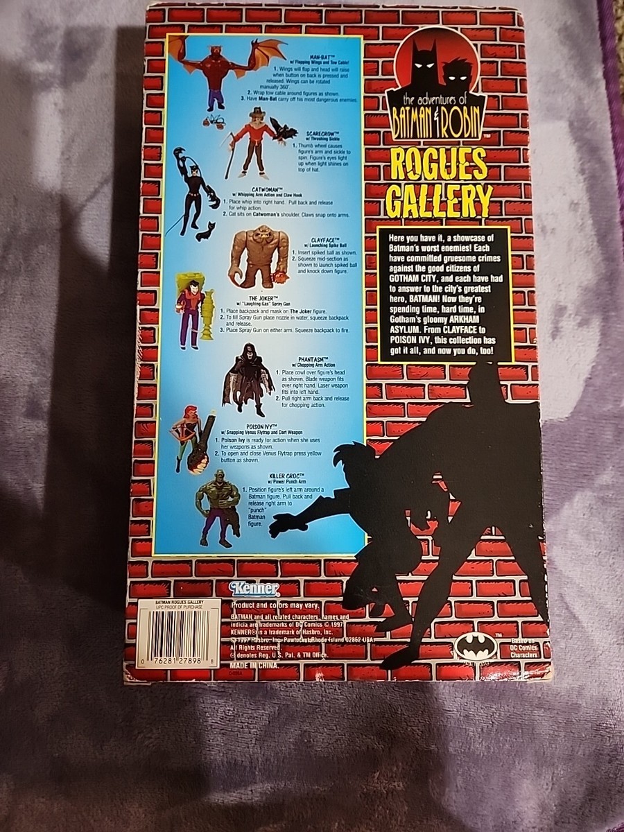 90s ケナー社製 バットマン ローグスギャラリー 8体セット 1997 KENNER BATMAN & ROBIN ADVENTURES ROGUES GALLERY 8