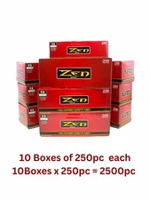 Zen King Size Full Flavor Tubes 250 Count [10-Boxes] 2500 Total Tubes