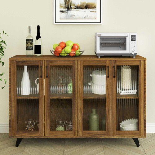 Sideboard Kitchen Buffet Cupboard Living Room Cabinet TV Stand with 2 / 4 Doors - Picture 55 of 57
