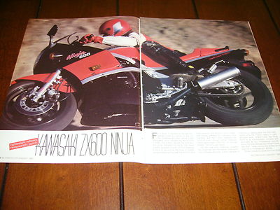1985 KAWASAKI NINJA ZX600 ***ORIGINAL ARTICLE / SPECIFICATIONS