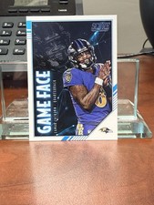2020 Panini Score Football Lamar Jackson Game Face Baltimore Ravens Card #GF-LJ