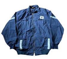 Vintage United Airlines Workwear Jacket 1980s Large USA Men's Navy Blue Patch