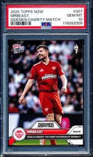MrBeast 2025 Topps Now Sidemen Charity Match #007 Mr Beast RC PSA 10