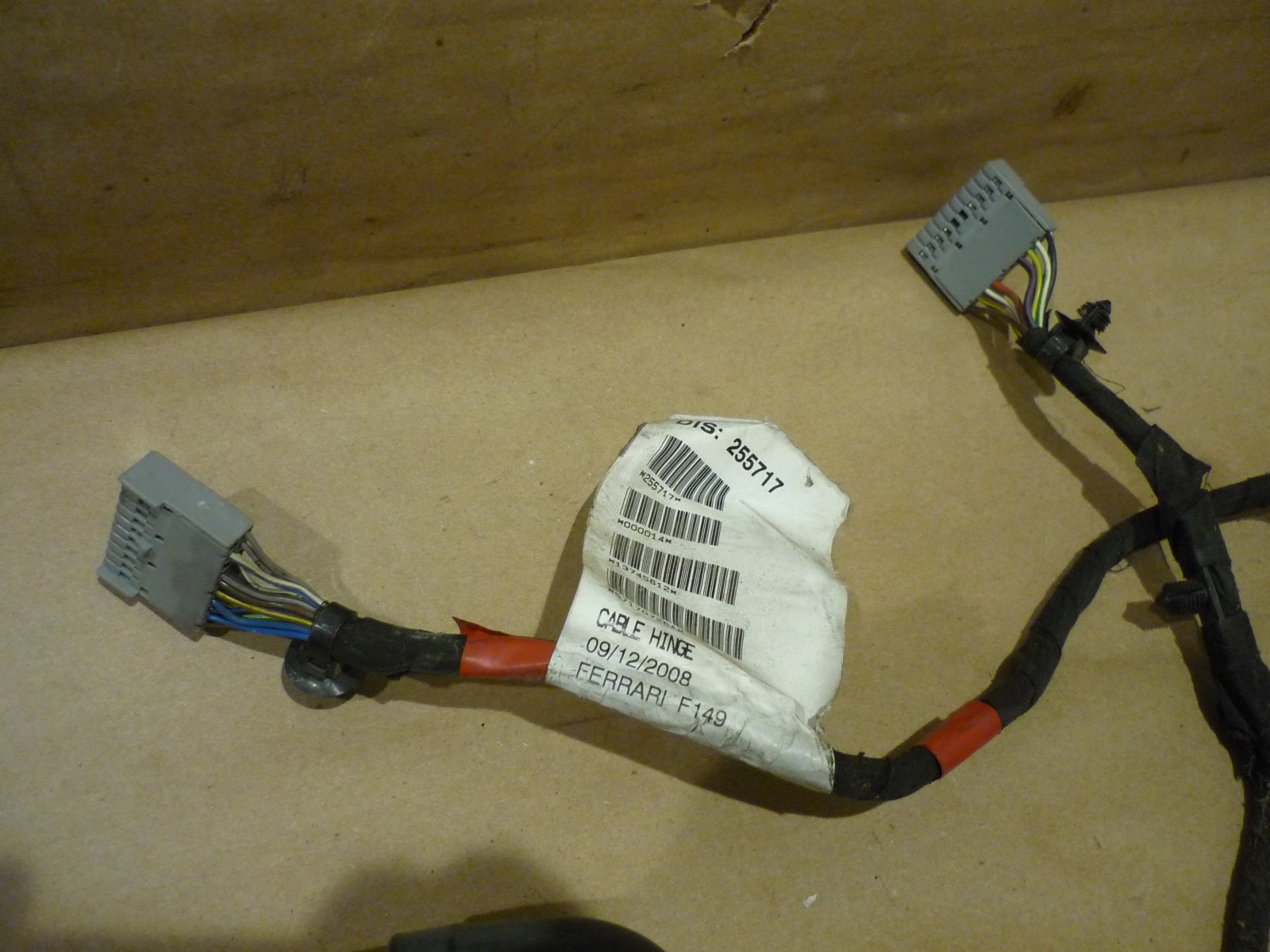 Ferrari California Wiring harness P/N 255717