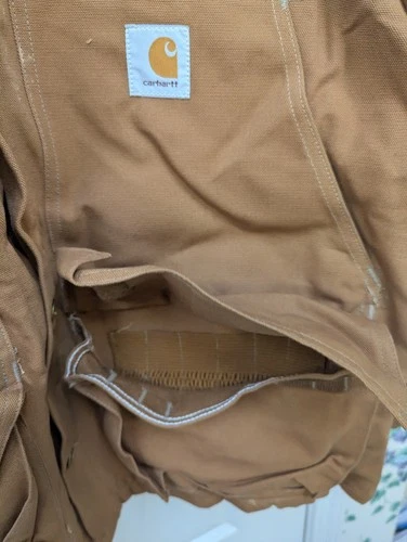 Vintage Carhartt Coat, CB256,  XL, NWT, Union Made In USA, Rare image 7
