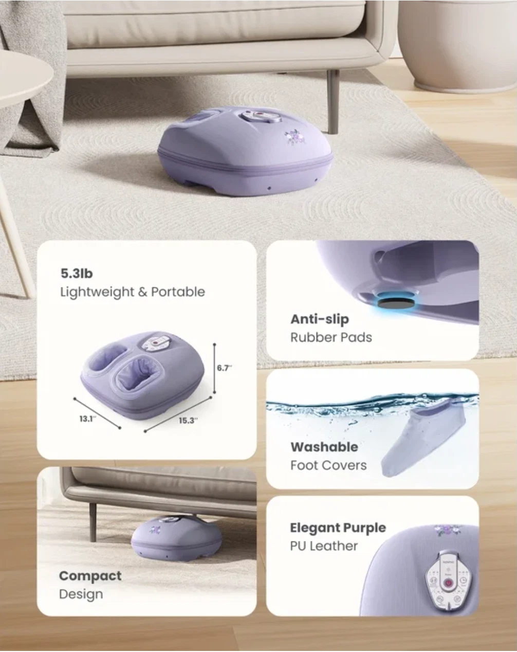 RENPHO foot massager machine additional view