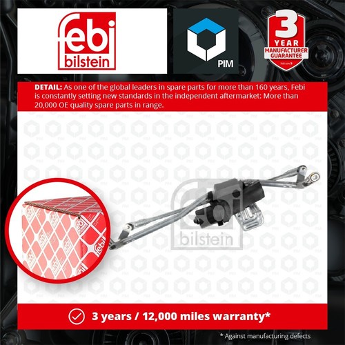 Wiper Linkage 172033 Febi 6405ES 6405PQ Genuine Top Quality Guaranteed New