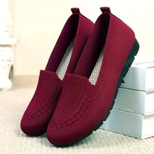 Casual Women's Shoes Summer Mesh Breathable Flat Ladies Comfort Light