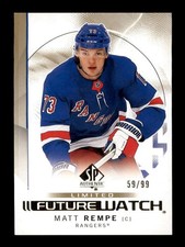 MATT REMPE 2024/25 SP AUTHENTIC FUTURE WATCH ROOKIE LIMITED GOLD #59/99 BF9935
