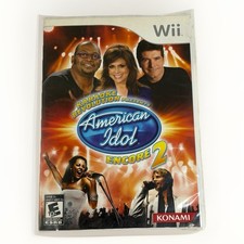 Karaoke Revolution Presents: American Idol Encore 2 - Wii, 2008 With Manual