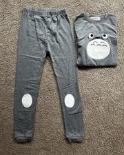 Totoro Super Cute and soft 100 cotton Pajama Set