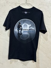 Garth Brooks World Tour 2014-2015 Black T-Shirt Size Small