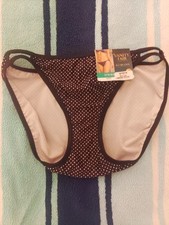 -Vanity Fair Illumination String Bikini Panties 18108 Sz 6