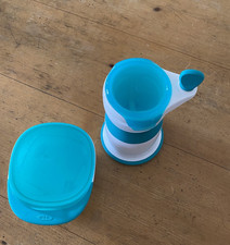 OXO Baby Fresh Food Manual Masher Grinder and Bowl with Lid Portable