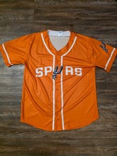 San Antonio Spurs Orange i35 Series Jersey Adult Large - NEW