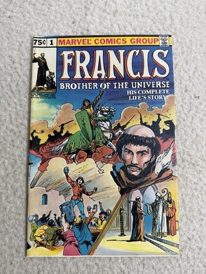 Francis Brother of The Universe #1 Marvel Comics 1980 Bronze Age Religious Book