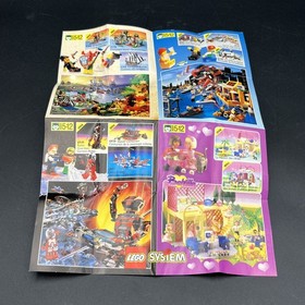 VINTAGE LEGO SPACE 1558 MOBILE COMMAND TRAILER PARTS COMPLETE w MANUAL