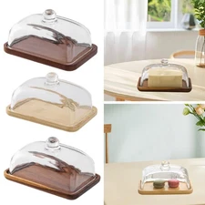 Cake Stand with Lid Dessert Plate Cake Display Server Tray