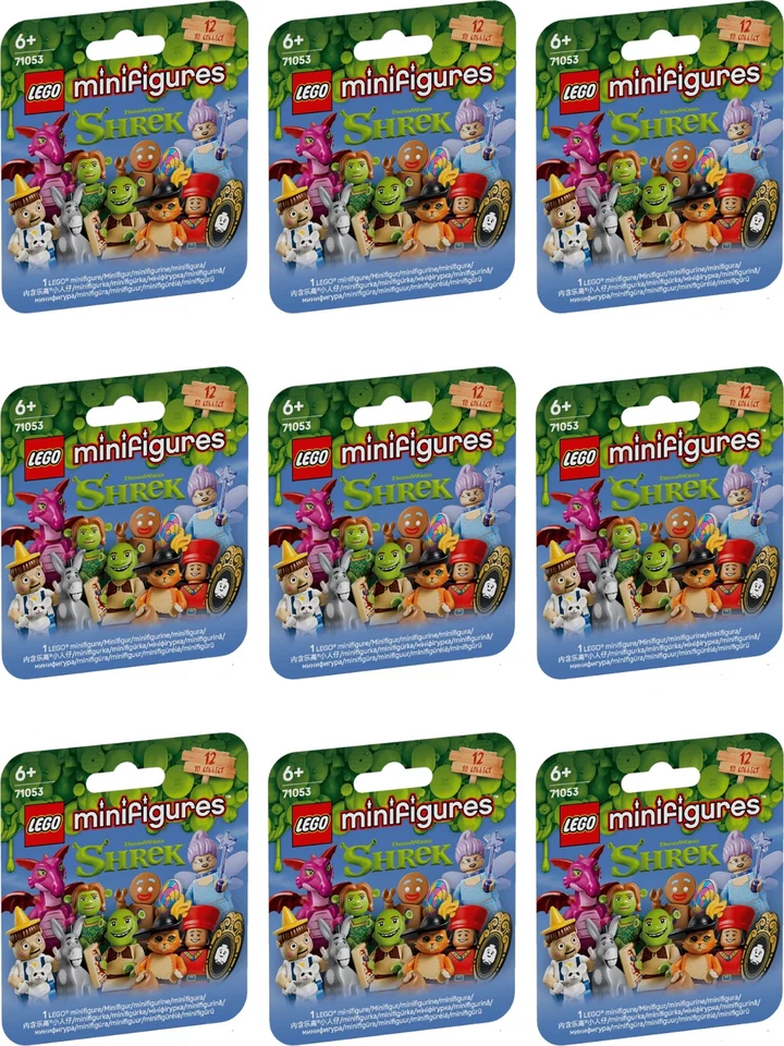 Early Presale Complete Set of (12) Lego Shrek Minifigures 71053 New Sealed 2026 - Image 3 of 4