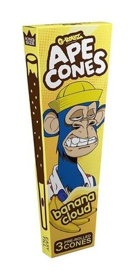 G-Rollz Ape Cones Banana Cloud Pop (2 Packungen je 3 Cones)