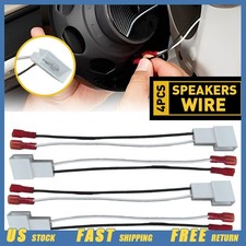 4x Speaker Wire Harness Adapter For 1995-2013 Toyota 4runner Corolla Isuzu Scion 4x Speaker Wire Harness Adapter For 1995-2013 Toyota 4runner Corolla Isuzu Scion