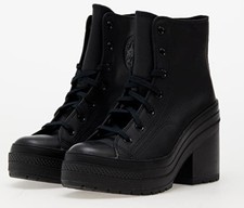NEW Women's CONVERSE Chuck 70 De Luxe Heel Leather Boots Shoes A06145C Wmns 7