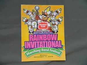 40th Annual Rainbow Invitational Marching Band Festival 2019 Program Hawaii
