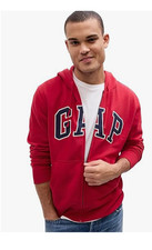 GAP Logo Heritage Hoodie Hooded Full Zip Sweatshirt Size Medium Brand NEW