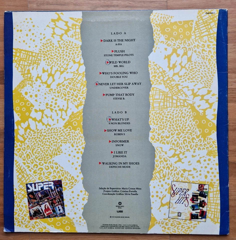 a-ha Depeche Mode | Super HITS 3 BRAZIL VINYL LP Dark Is The Night INFORMER - Bild 2 von 4