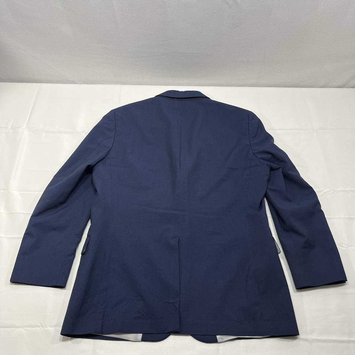 Brooks Brothers 346 Men's 40S Fitzgerald Fit Blue Wool Blend