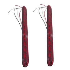 2x 15 in Red 11 LED Tail Light Bar Brake Turn Signal Stop Trailer Truck Lamp
