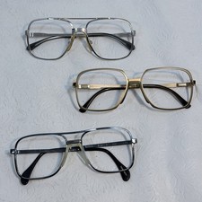 3 Pair Vintage Eyeglasses FRAMES ONLY Rodenstock Tenno 1/20 10K GF Menrad 337