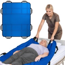 NurtureCare Upgrade 3-Layer Positioning Bed Pad with Handles, Nylon, 48"40 Large