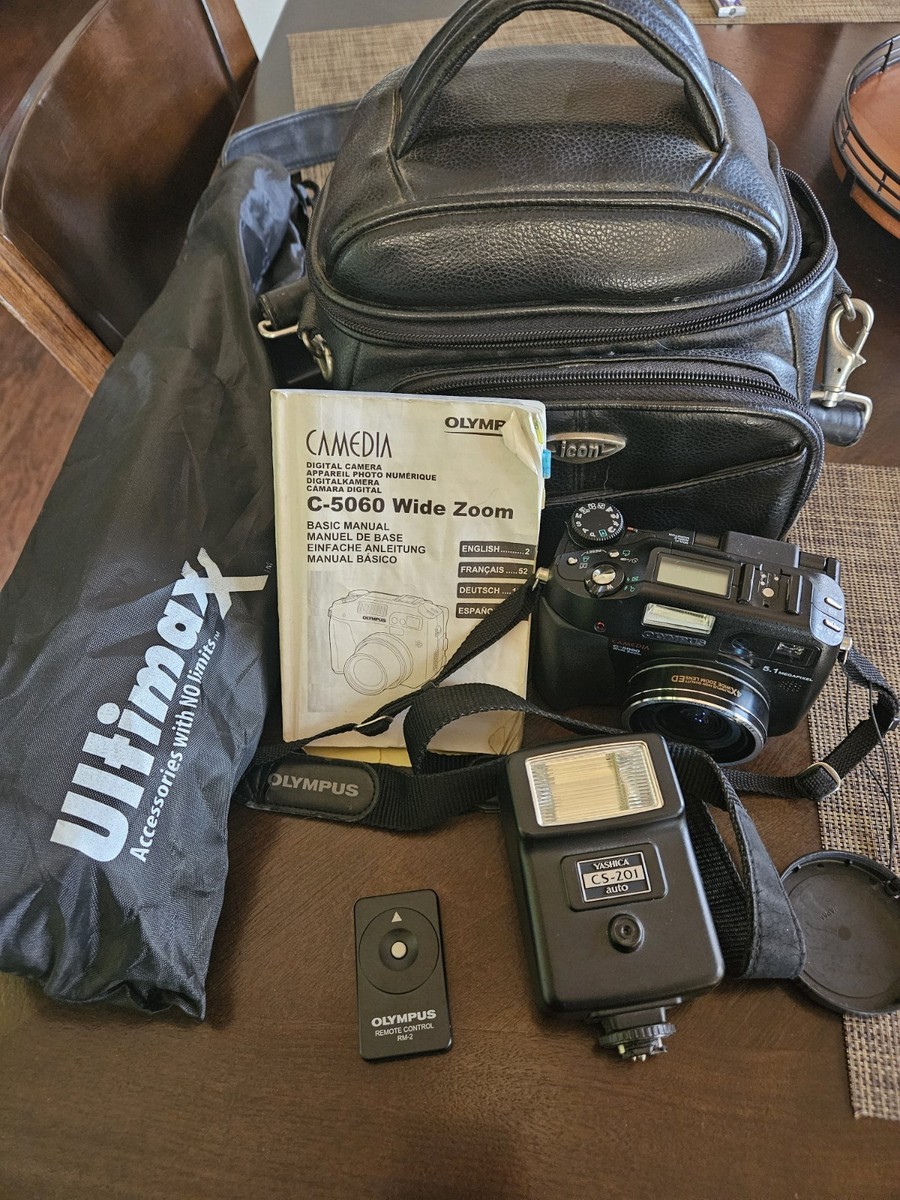 Olympus CAMEDIA C-5060 Wide Zoom 5.1MP Digicam -tripod included | eBay