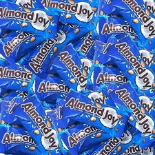 Barras de alegría de almendras, chocolate con leche y coco relleno de bocadillo tamaño golosinas, 3 libras EE. UU.