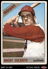1966 Topps #150 Rocky Colavito Indians 1 - POOR